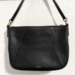 Fossil Skylar Handbag - Black Leather